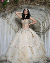 Load image into Gallery viewer, Elegant Embroidered Ballgown - Archana Kochhar India
