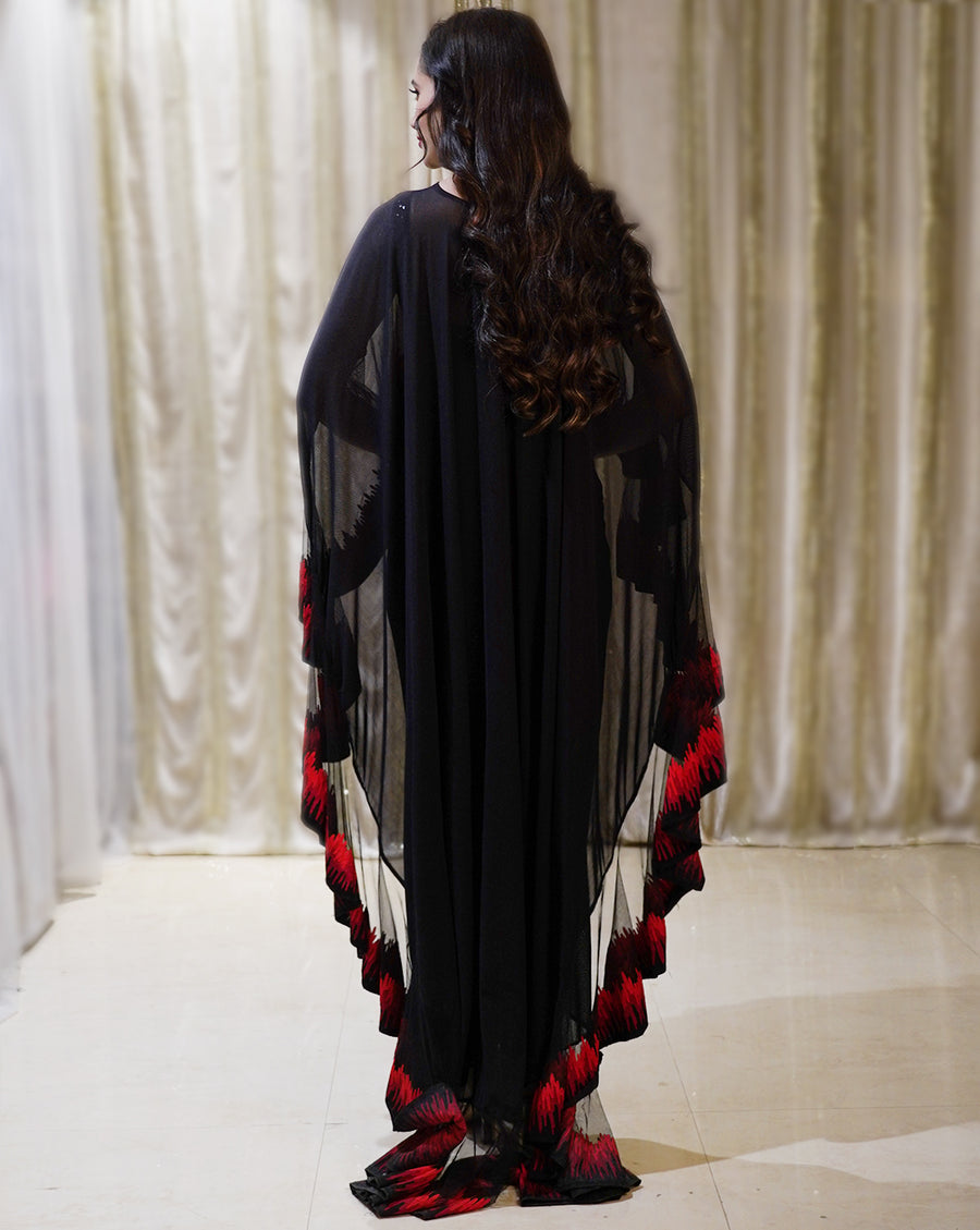 The Cosmic Dhoti Cape Set