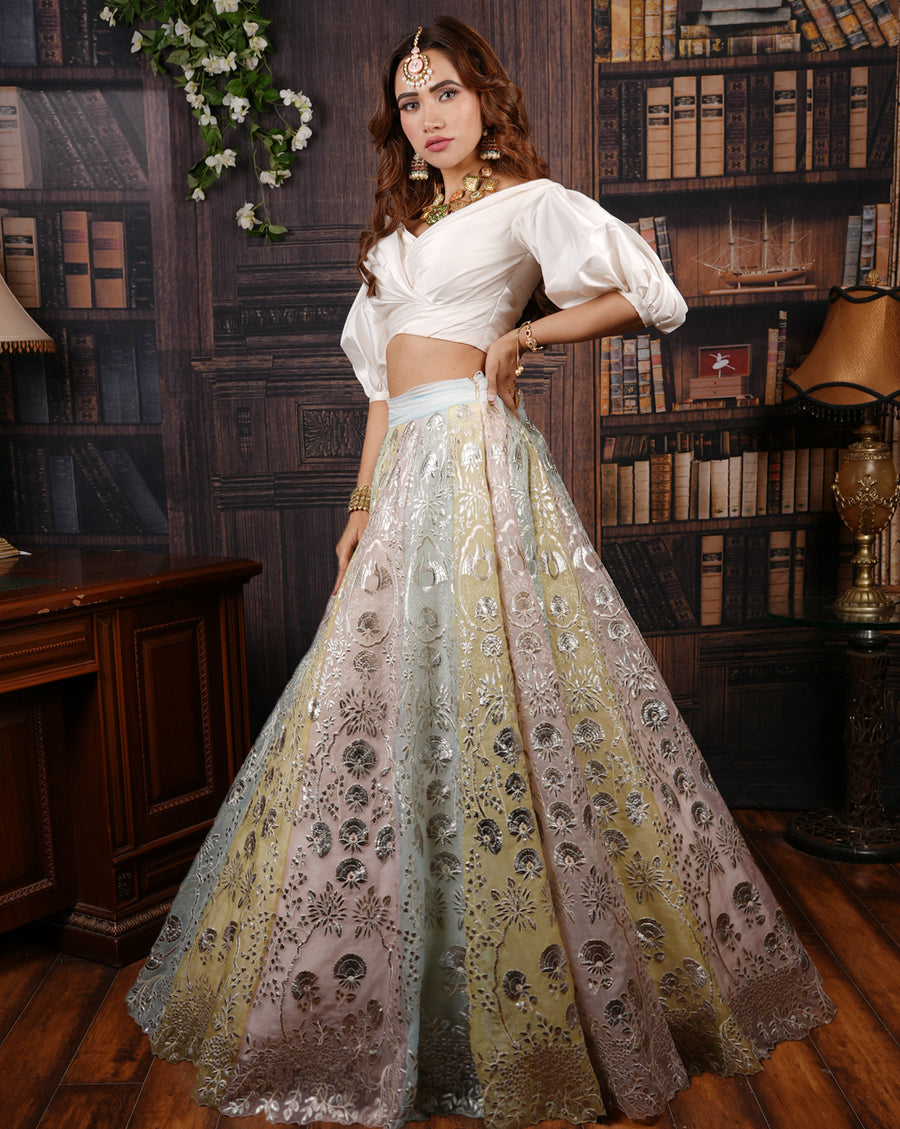 The Carousel Lehenga