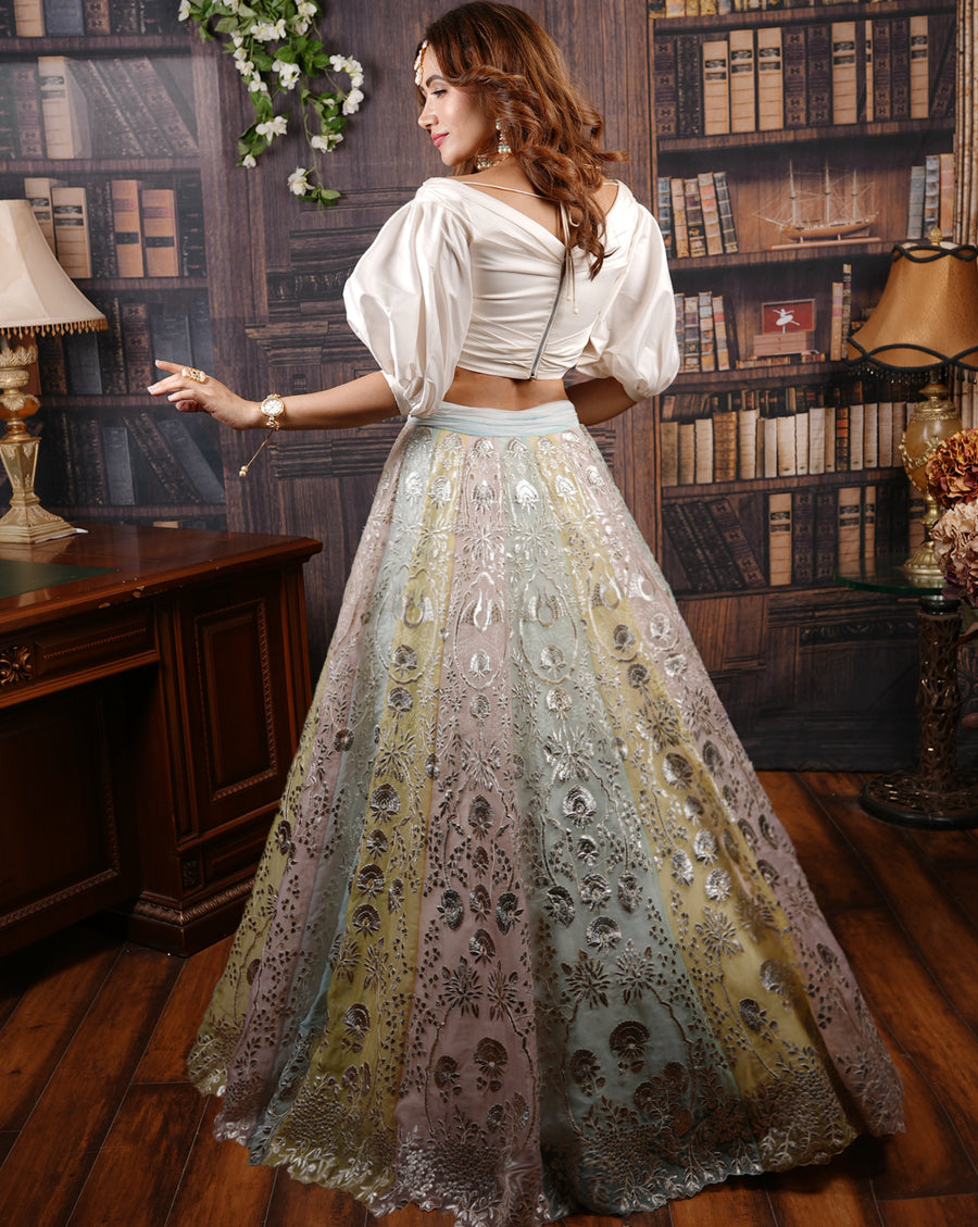 The Carousel Lehenga