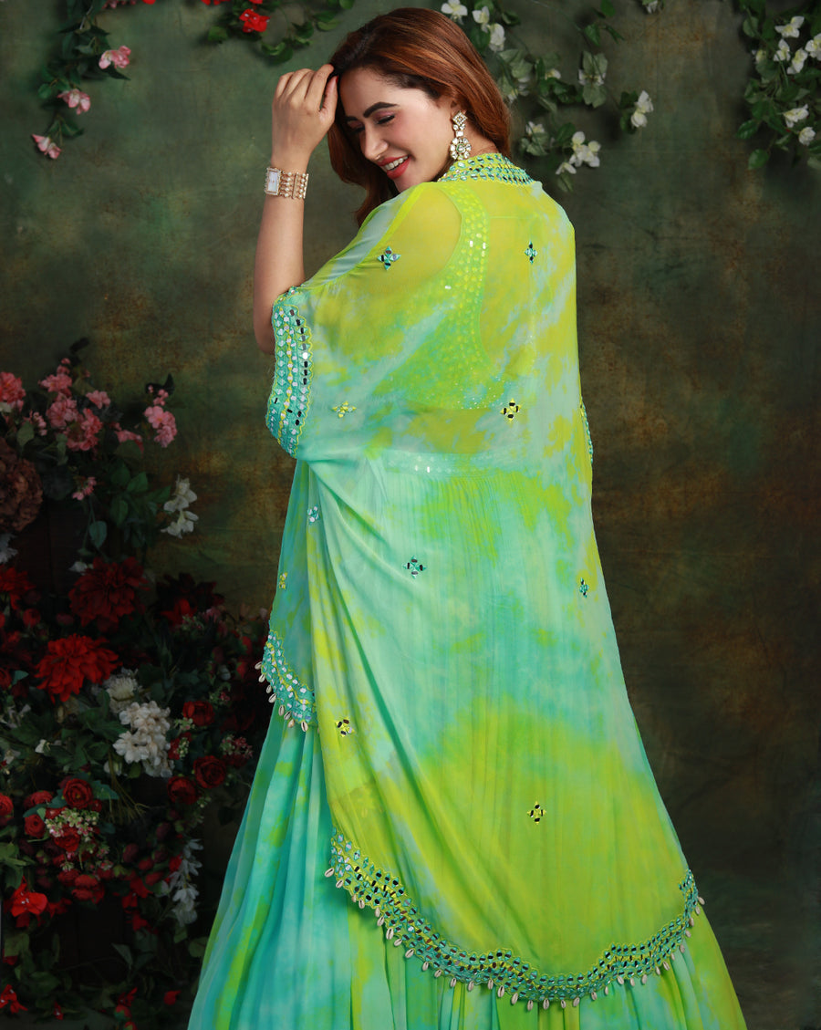 The Tropical Lehenga Jacket