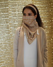 Load image into Gallery viewer, L&#39;élégant Pink Scarf-Mask - Archana Kochhar India

