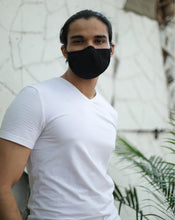 Load image into Gallery viewer, The Black Textured Mask - Archana Kochhar India
