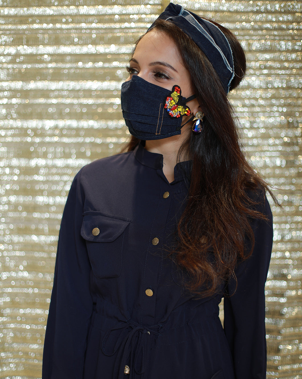 The Yellow Butterfly Mask - Archana Kochhar India