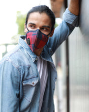Load image into Gallery viewer, The Red Printed Mask - Archana Kochhar India

