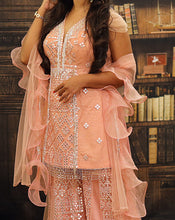 Load image into Gallery viewer, Mirror Work Kurta Plazzo
