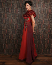 Load image into Gallery viewer, The Red Ruffle Gown
