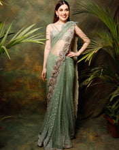 Load image into Gallery viewer, The Celadon Sari
